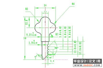 钥匙冲裁模模具设计