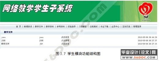 网络课程教学系统的设计(教师+学生+管理员)(JSP+SQLServer)