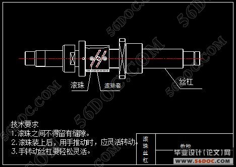 电火花机械体设计(主轴滚珠丝杠)