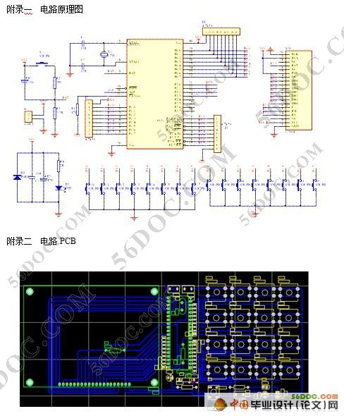 基于单片机的中文输入系统设计(程序+电路原理图+PCB图)