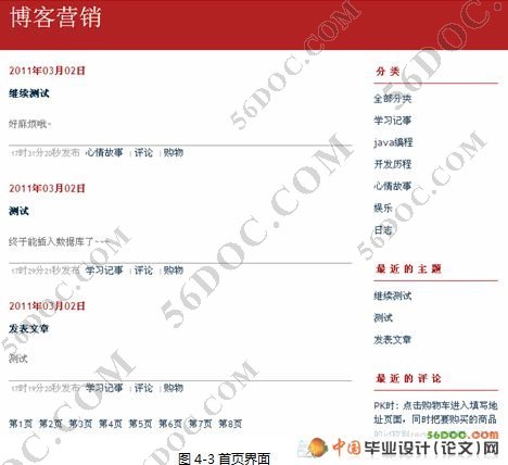 博客营销网站的研究与实现(Jsp+MySQL)
