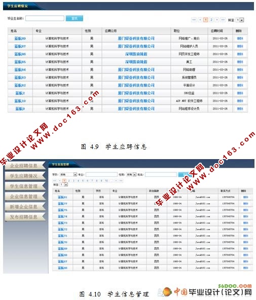 高校毕业生就业管理信息系统(VS2008+SQL2008)