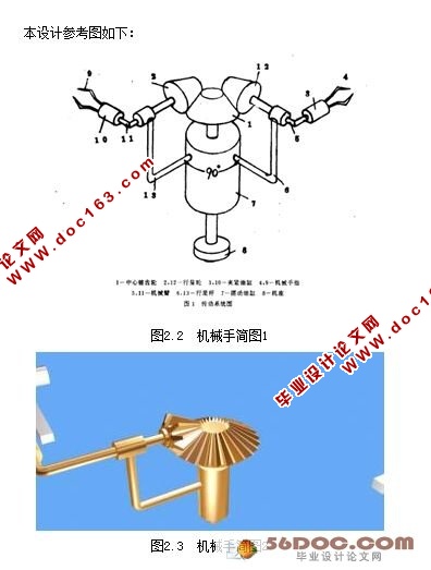 仿形车床上(下)料机械手的设计(三维Proe)