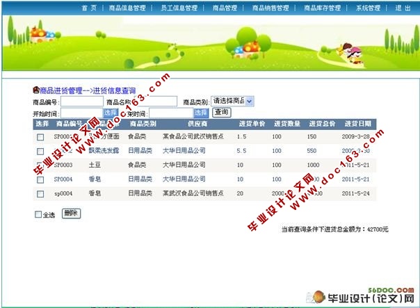 基于Web的商场交易管理系统的设计