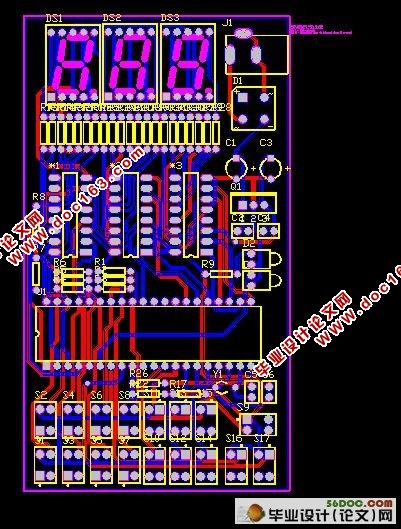 基于单片机的新型抢答器设计(含原理图,PCB图,电路图,程序)