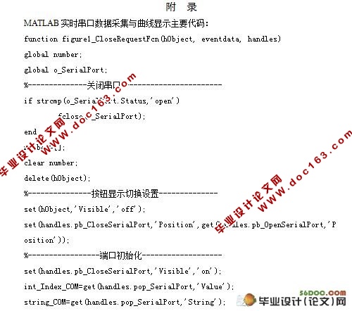 MATLAB实时串口数据采集与曲线