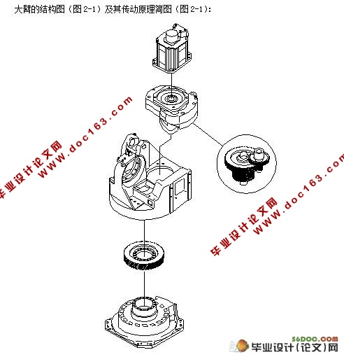 3-DOF工业机器人的结构设计