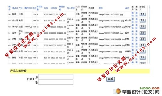 网上酒业管理系统的设计与实现(ASP.NET,SQL2005)(含录像)