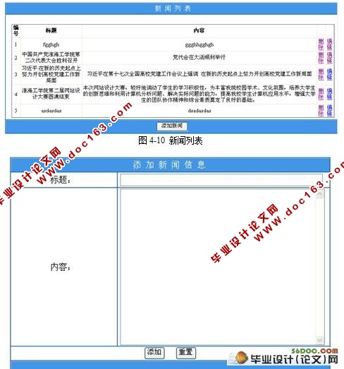高校党务管理系统的设计与实现