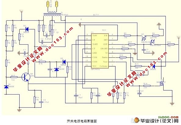 主板开关电源的设计及检测(附开关电源电路原理图)