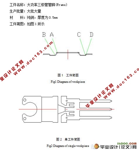 三极管管脚多工位级进模设计(含cad零件图和装配图)