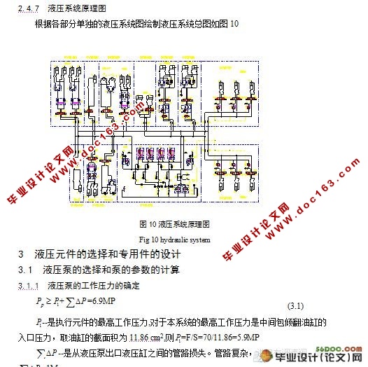 SLD-140水平连铸机液压系统总体设计