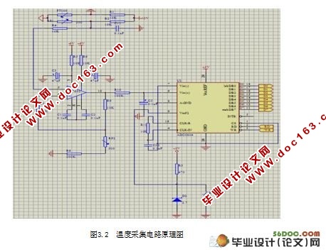 基于单片机的水浴温度检测系统设计(附电路原理图,程序清单)