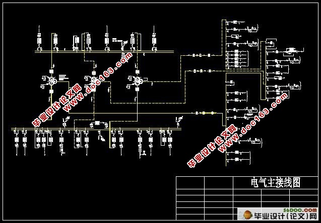 XB220KV变电所一次部分设计(含电气接线图)