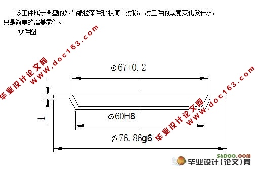 端盖零件落料拉深复合模的设计(含工艺卡片)