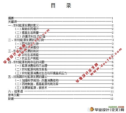 新形势下农村能源发展的思考
