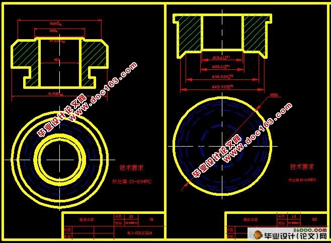 转子轴承盖模具设计(含零件图,装配图)