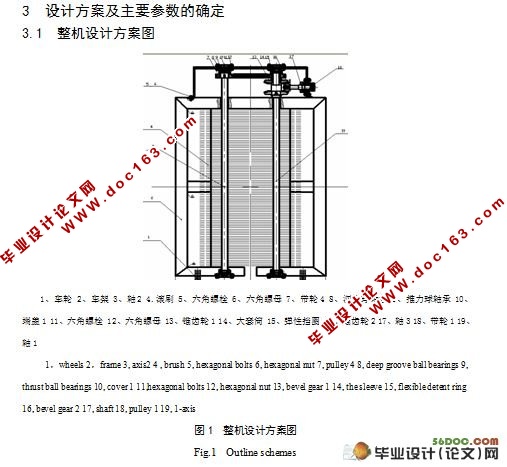 道路护栏清洗机设计