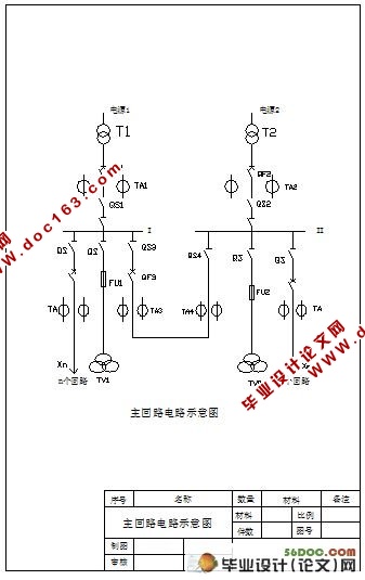 基于PLC的备用电源自动投入装置的设计(附CAD图纸)
