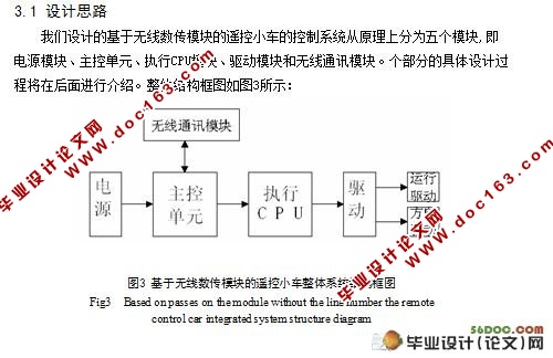 基于无线数传模块的遥控小车电路设计