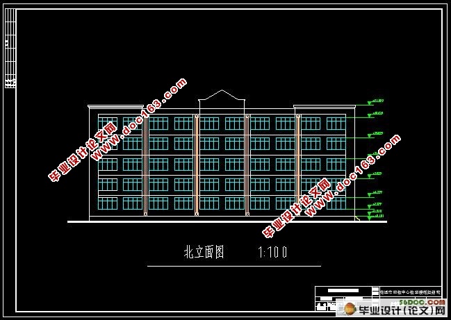 五层职教中心教学楼框架结构设计