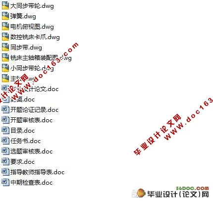 数控铣床的主轴箱结构设计(含cad零件图和装配图)