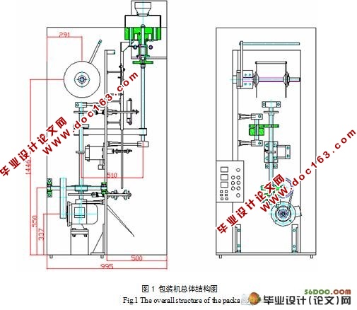 咖啡粉枕式包装机总体设计及计量装置设计(含cad零件图和装配图)
