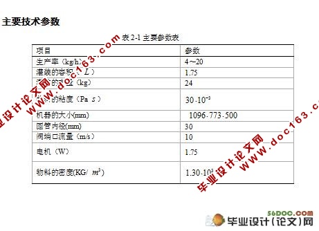 稠厚物料灌装机构设计