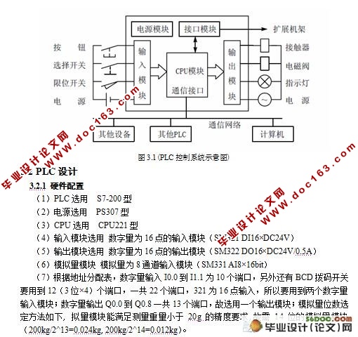 螺旋式自动定量包装机设计