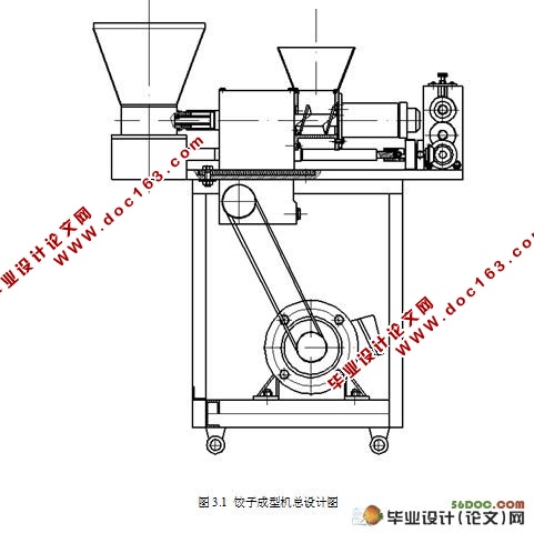 饺子机及输送成型部件设计