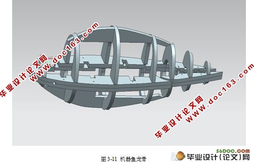 多关节鱼形机器人的设计(附CAD,UG运动仿真三维)