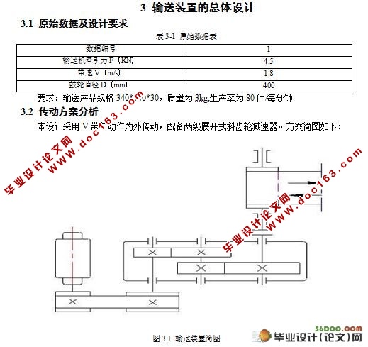 工业窑炉的设计(输送装置)