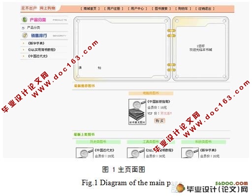 基于JSP的通用网上书店网站的设计与实现(附答辩)