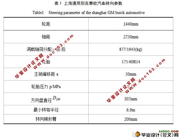 蓄电池小车转向机构的设计