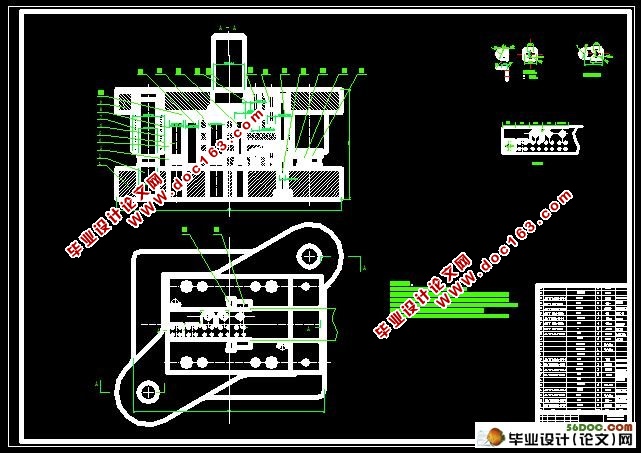 搭扣冲压工艺及其模具设计(含cad零件图和装配图)