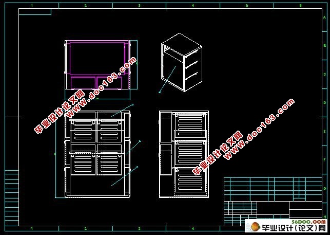 舰载电子机箱结构设计(CAD,SolidWorks三维)