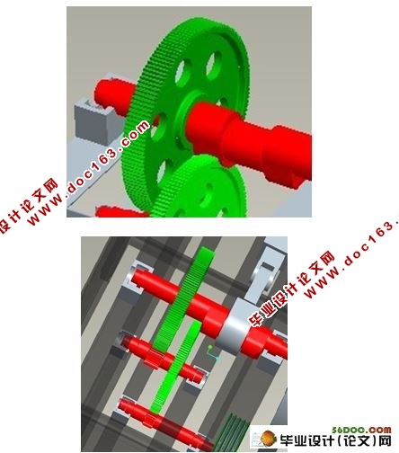 钢筋切断机仿真设计(CAD,ProE三维造型)