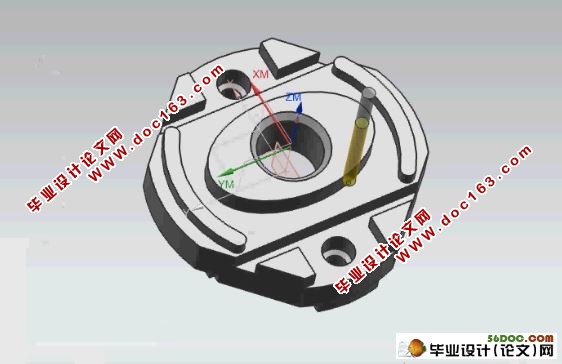 典型零件的数控编程及加工仿真(CAD,UG三维建模,加工程序)