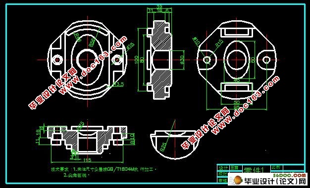 典型零件的数控编程及加工仿真(CAD,UG三维建模,加工程序)