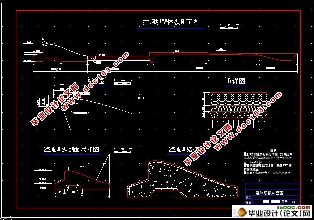 水闸的设计(cad图纸和计算)