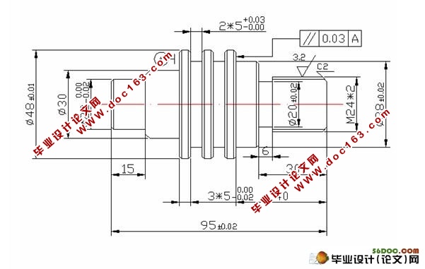 简易轴零件的数控加工工艺及编程设计(UG三维,CAD)