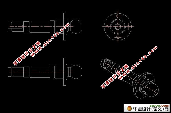 简易传动轴的数控加工工艺分析(UG三维,CAD)