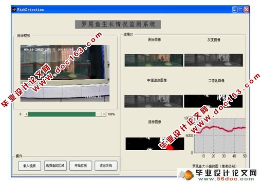 基于视频的罗非鱼检测设计与开发(MATLAB)