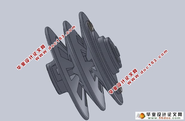 三角带无极变速装置设计(CAD,SolidWorks三维)