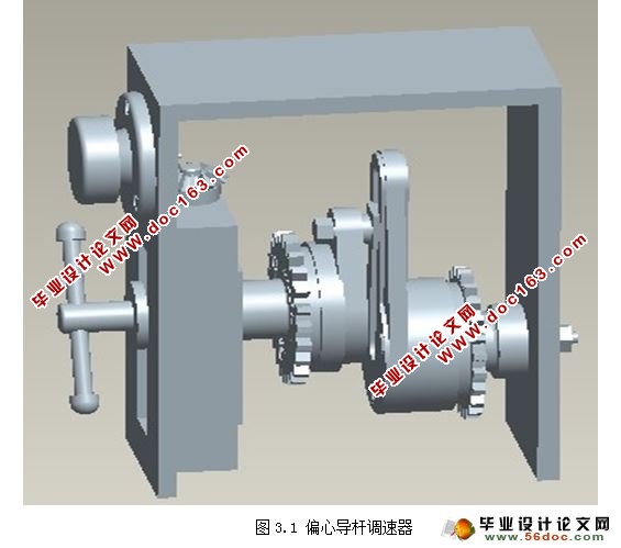 偏心导杆调速器的设计(CAD,Proe三维造型)