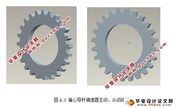 偏心导杆调速器的设计(CAD,Proe三维造型)