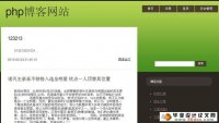基于PHP个人博客网站的设计(MySQL)(含录像)