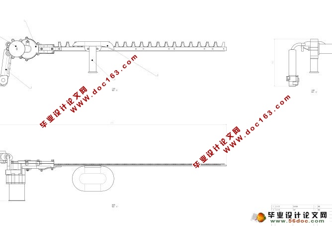 电动茶园修剪机的设计(PDF,CATIA)