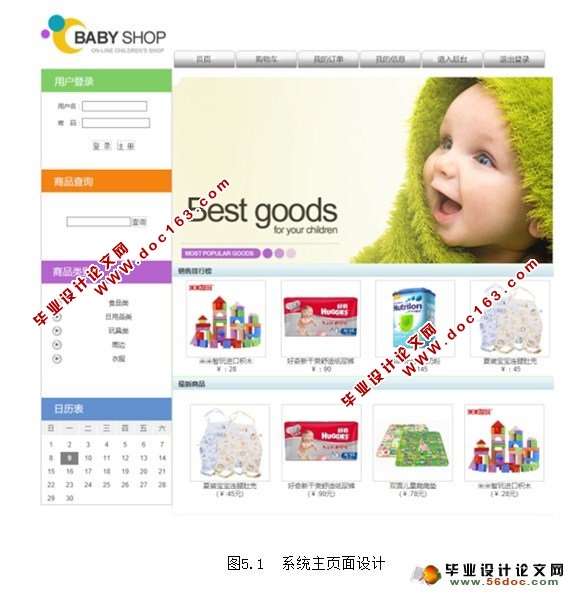 基于SSH婴幼儿产品销售系统设计(Struts2,Spring2,Hibernate3,Oracle)