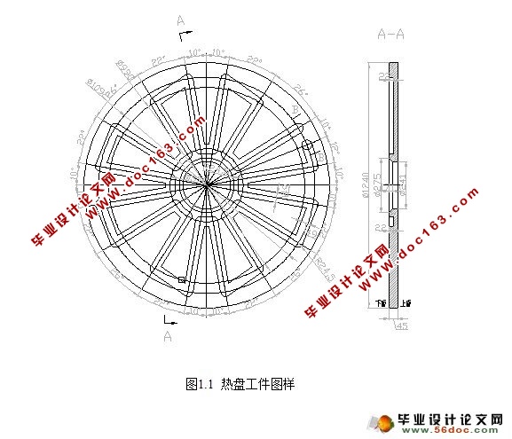 热盘加工专用机床设计